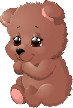 Bear in beautiful pose Stock Illustration