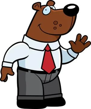 Bear Businessman Stock Illustration