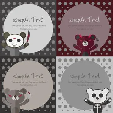 Bear card,Bear Background,Background- vector illustration Stock Illustration