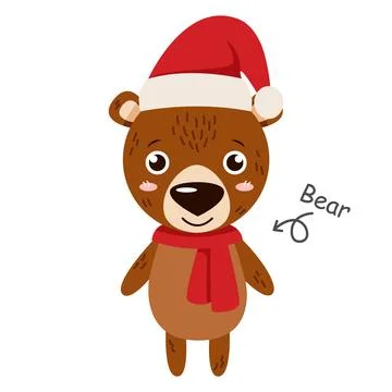 Bear cartoon characters with clothes . Vector . Stock Illustration
