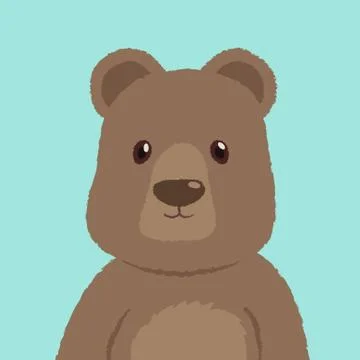 Bear cartoon Vector Stock Illustration