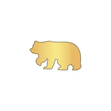 Bear computer symbol Stock Illustration