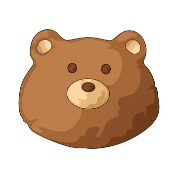 Bear cookie illustration Stock Illustration