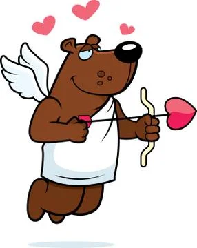 Bear Cupid Stock Illustration