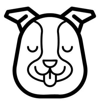 Bear Face Emoji Stock Illustration