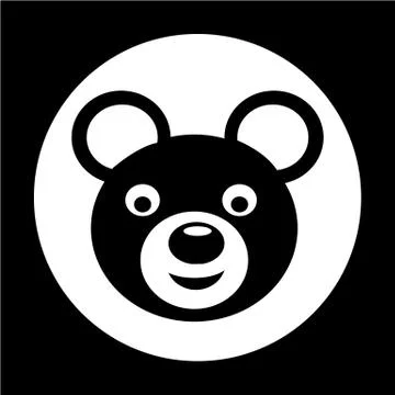 Bear Icon Stock Illustration