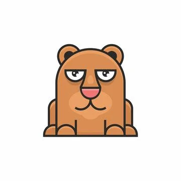 Bear icon Stock Illustration