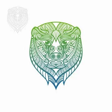 Bear Illustrazione stock