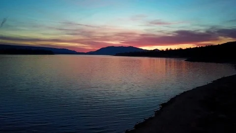 Bear Lake Sunset - 1 스톡 동영상 115092958