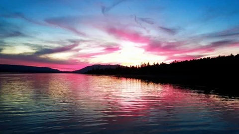 Bear Lake Sunset - 3 스톡 동영상 115092859