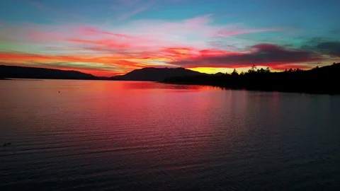 Bear Lake Sunset - 5 스톡 동영상 115061156
