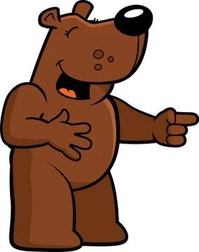Bear Laughing Stock Illustration