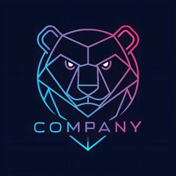 Bear logo for company Stock Illustration