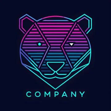 Bear logo for company Stock Illustration