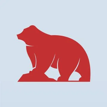 Bear logo design concept vector Stock Illustration