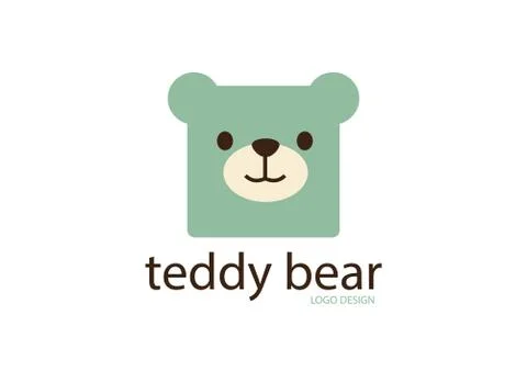Bear logo design Stock Illustration