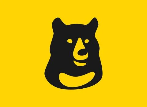 Bear Logo Design Template Vector Illustration | Animal Symbol Stock Illustration