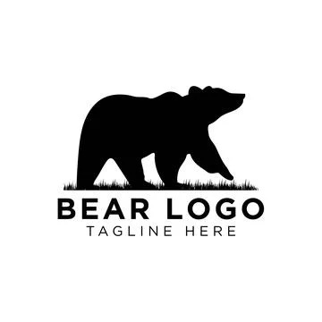 Bear logo icon design vector illustration Stock Illustration