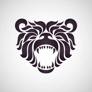 Bear logo Stock Illustration