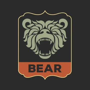 Bear logo Stock Illustration