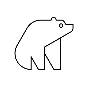 Bear logo Stock Illustration