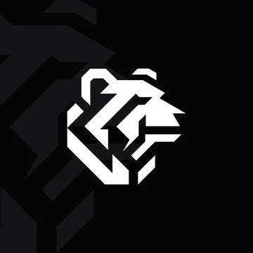 Bear logo on isolated background Illustrazione stock