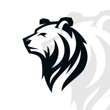 Bear logo on isolated background Stock-Illustration