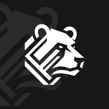 Bear logo on isolated background Stock-Illustration