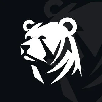 Bear logo on isolated background Stock-Illustration