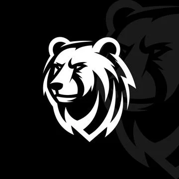 Bear logo on isolated background Stock-Illustration