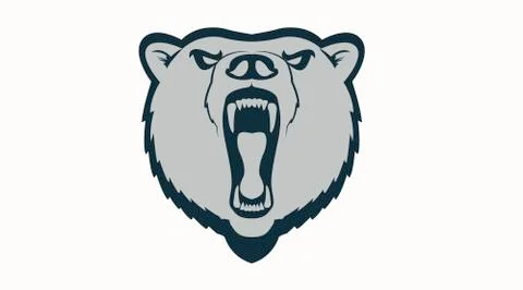 Bear Logo Mascot Stock Illustration