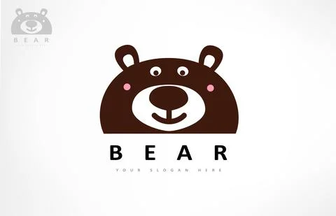 Bear logo vector. Animal design. Stock Illustration