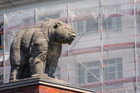 Bear monument in berlin Stock Photos