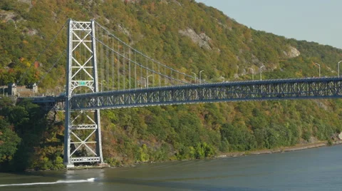 Bear Mountain Bridge Stock Footage 47859057