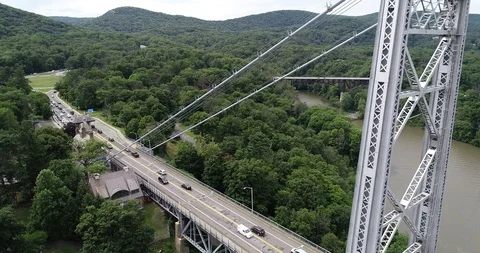 Bear Mountain Bridge Vídeo Stock 92606014