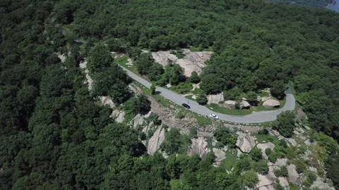 Bear Mountain Drone Video 스톡 동영상 244183528