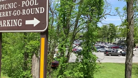 Bear Mountain State Park During Coronavirus Pandemic 4k 60fps Stock Footage 130934687