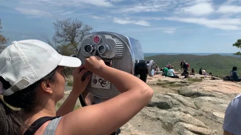 Bear Mountain State Park During Coronavirus Pandemic 4k 60fps Stock-Footage 130934725