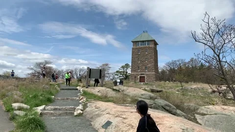 Bear Mountain State Park During Coronavirus Pandemic 4k 60fps Stock Footage 130934871