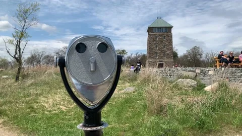 Bear Mountain State Park During Coronavirus Pandemic 4k 60fps Stock Footage 130934874