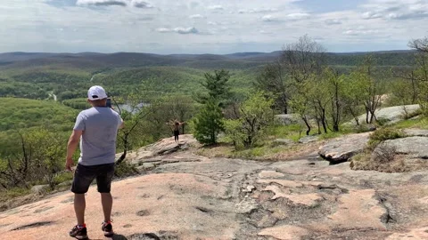 Bear Mountain State Park During Coronavirus Pandemic 4k 60fps Stock Footage 130934875