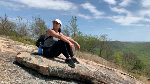 Bear Mountain State Park During Coronavirus Pandemic 4k 60fps Stock Footage 130934893