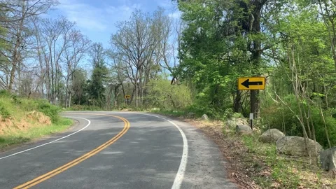 Bear Mountain State Park During Coronavirus Pandemic 4k 60fps Stock Footage 130934898
