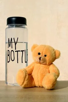 Bear with my bottle Stock Photos