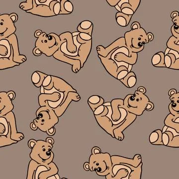 Bear pattern Stock Illustration