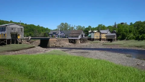 Bear River, Nova Scotia, Canada Stock Footage 167692815