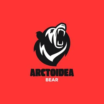 Bear Roar Logo Stock Illustration