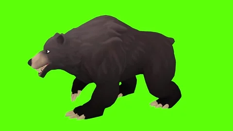 Default skin bear alpha Jumpscare green screen (read description