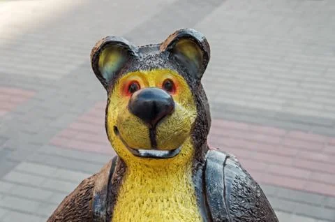Bear sculpture Stock Photos