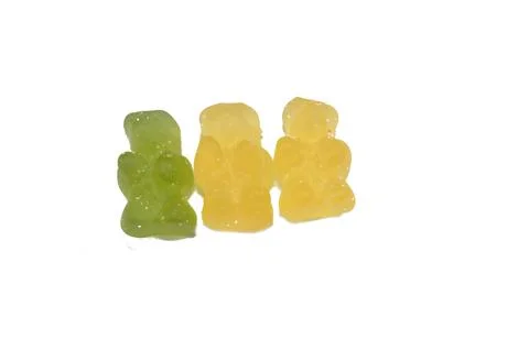 Bear shaped Jelly candy, Gummies, gummi candies, gummy candies, or jelly sw.. Foto stock